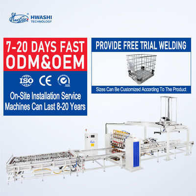 Máquina de soldadura de malha de arame com fonte de alimentação MF DC de três fases 1200 mm Largura de soldadura eficaz e comprimento de 3000 mm