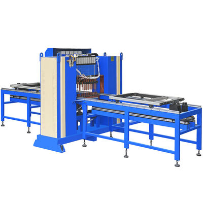 Hwashi AT-MF25K Soldadora multi-ponto Gantry com fonte de alimentação MFDC Inverter Alimentação servo-driven e espaçamento de eletrodos ajustável para endurecedores de chapa de metal