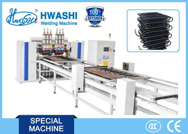 Máquina de soldadura automática da rede de arame do condensador do refrigerador da Seis-cabeça de Hwashi WL-MF-160K