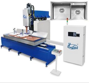 Máquina de soldadura automática do dissipador do CNC para a banca da cozinha diferente do tamanho
