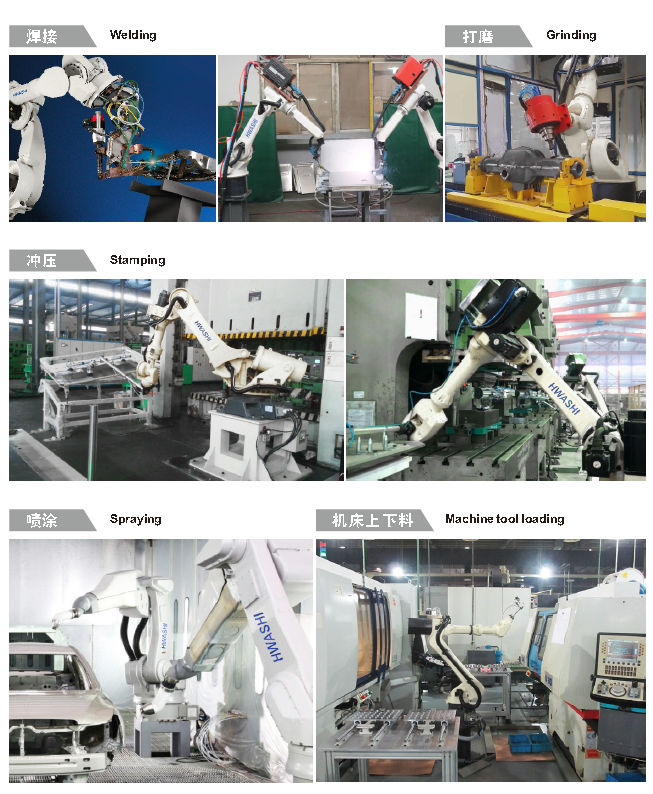 Máquina do robô de soldadura da indústria da linha central do CNC 6 da fábrica de robô
