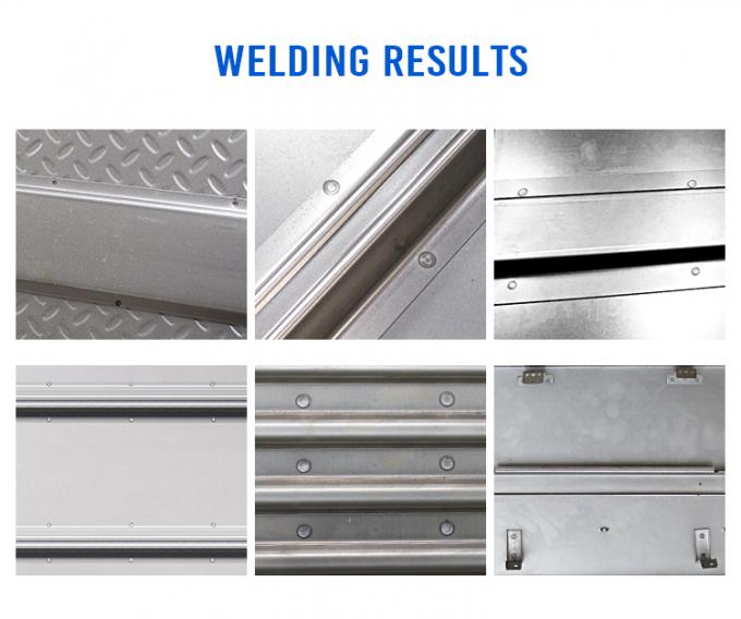 Resistência Multi Point Rocker Arm Table Seamless Desktop Platform Spot Welding Machine para armário de distribuição de metal 7