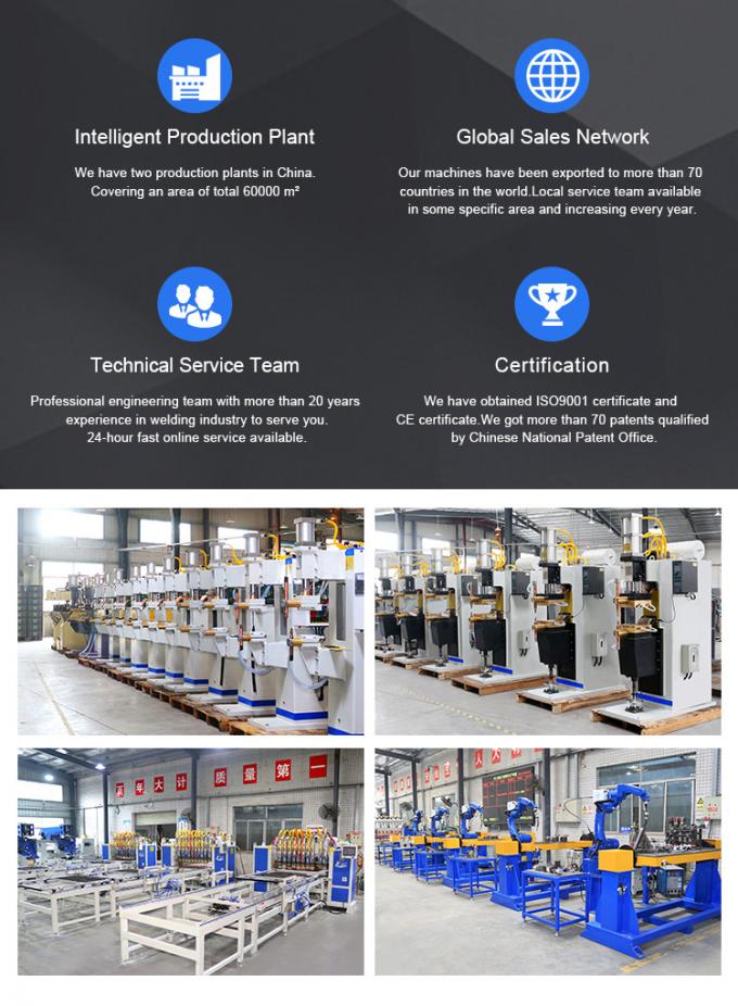 Resistência Multi Point Rocker Arm Table Seamless Desktop Platform Spot Welding Machine para armário de distribuição de metal 10