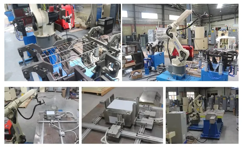 Hwashi Industrial CNC máquina de soldagem robótica 6 eixos com servo, soldagem robô braço posicionador rack, robô de soldagem automática TIG 1