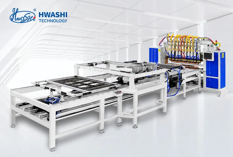 Máquina de Soldadura Hwashi: Basewire Frame & Iron Wire Row Welding Excellence 0