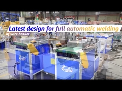 Máquina de soldadura automática completa da cesta de fio