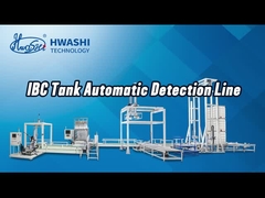 1000L 1200L IBC Gaiola Tanque Linha Detecção Máquina de Teste de Vazamento IBC