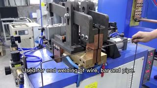 Máquina automática de solda de topo para fio